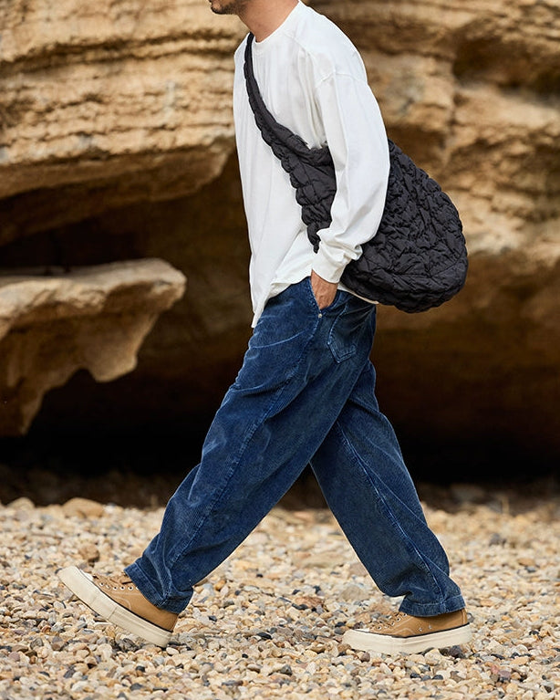 CORDUROY RELAXED CHINO PANTS W1516