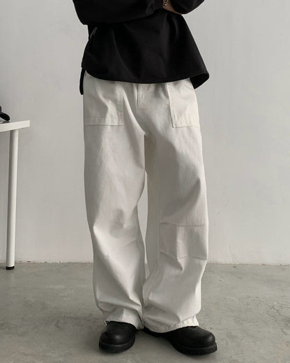 WIDE UTILITY CARGO PANTS W1558