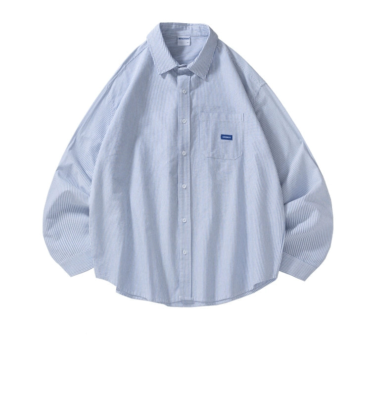 CASUAL STRIPE SHIRT W1418