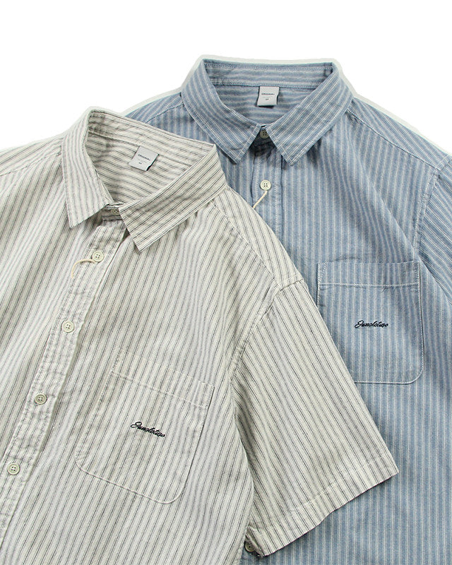 COTTON STRIPE SHIRTS W1620