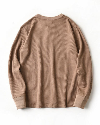 WAFFLE HENLEY LONG TEE W1601