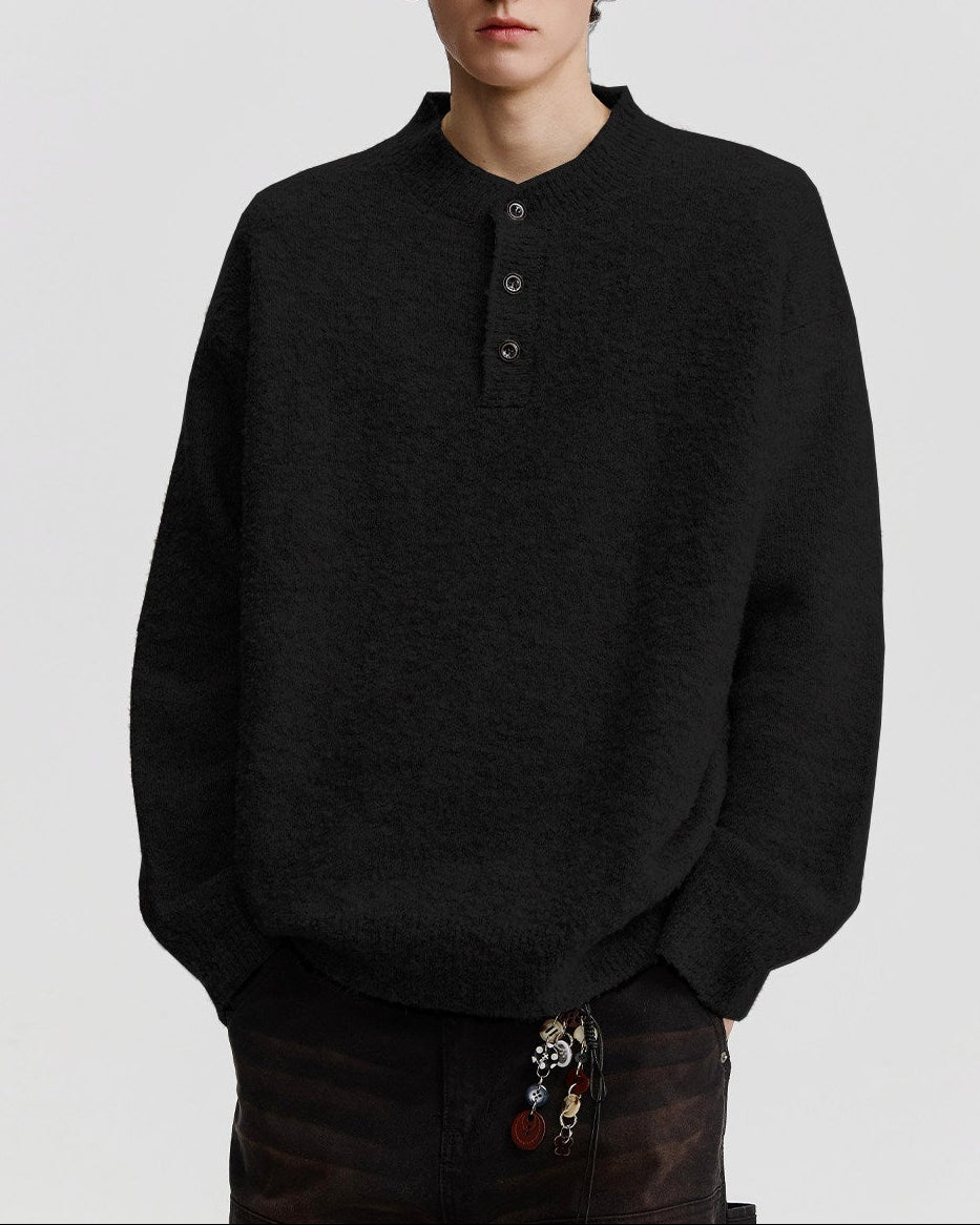 SOFT HENLEY KNIT W1548