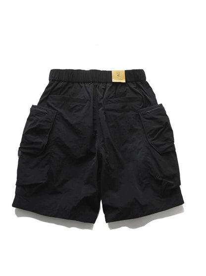 MULTI POCKET CARGO NYLON SHORTS W975