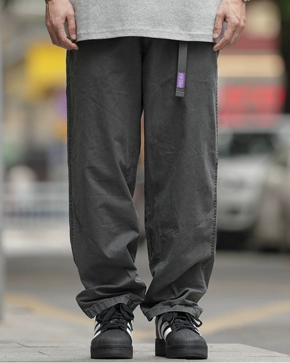 GARMENT DYED WIDE CHINO PANTS W1515
