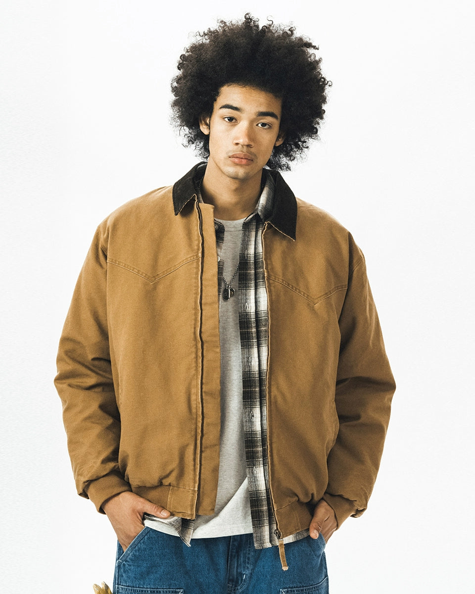 COTTON CORDUROY COLLAR JACKET W1519