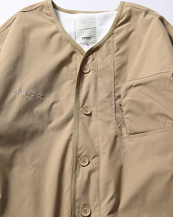 FLEECE LINED V-NECK JACKET W1575