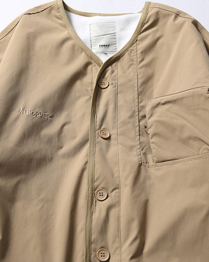 FLEECE LINED V-NECK JACKET W1575