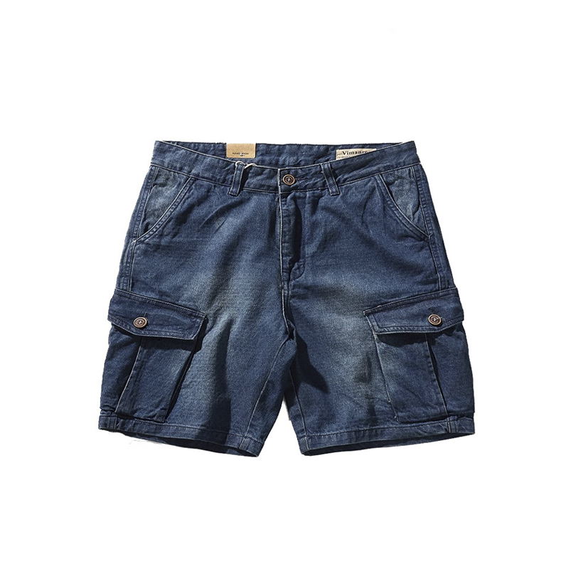 DENIM CARGO SHORTS W1029