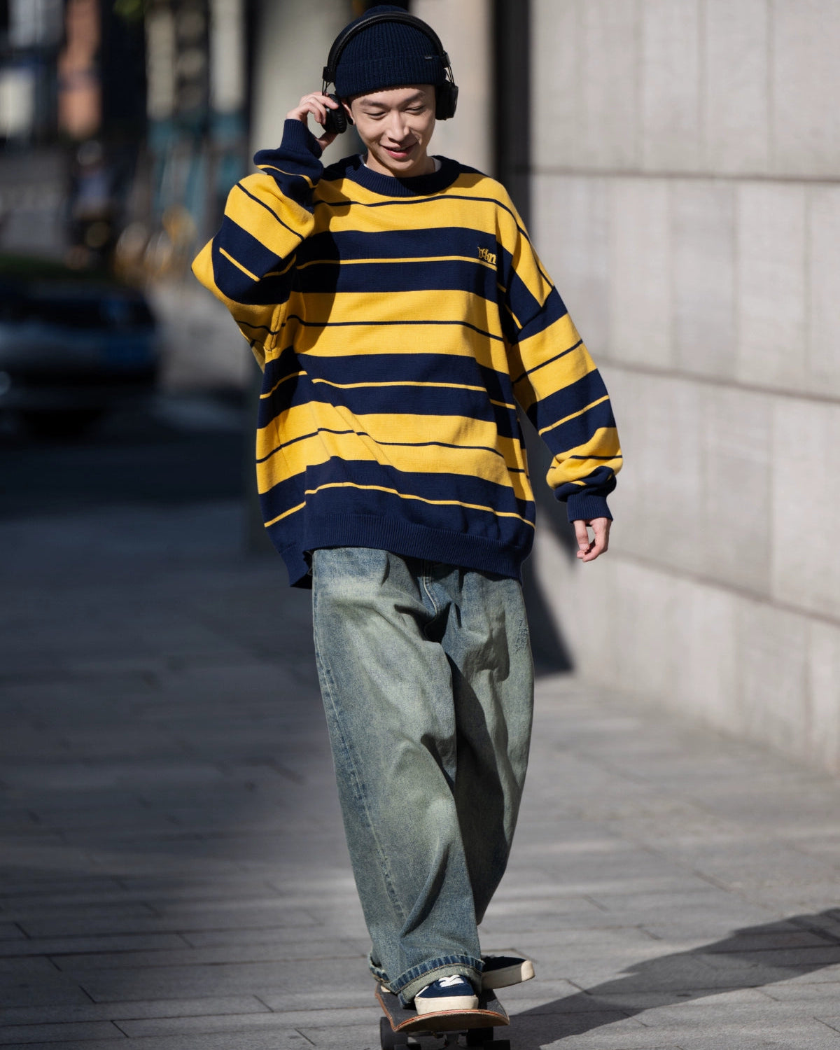 VINTAGE WIDE DENIM PANTS W1484