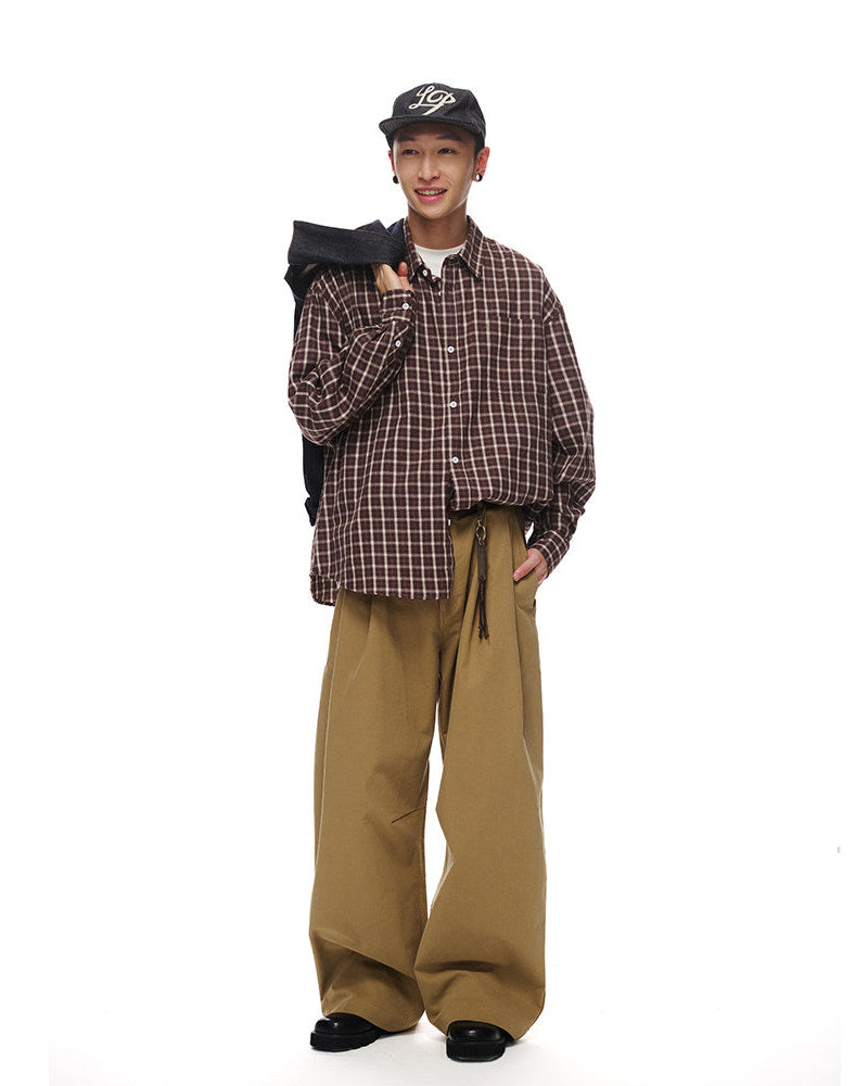 WIDE LEG CHINO PANTS W1585