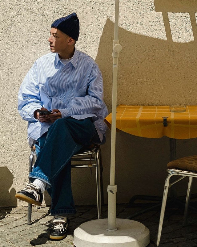 STRIPE RELAXED SHIRTS W1596