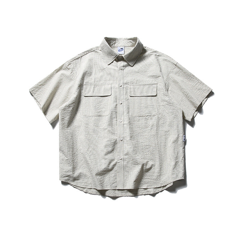 SEERCUCKER SHORT SLEEVE SHIRTS W1117