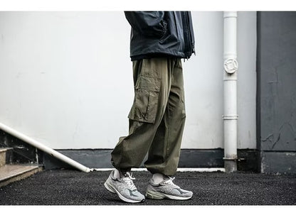 WASHED BALLOON CARGO PANTS W262