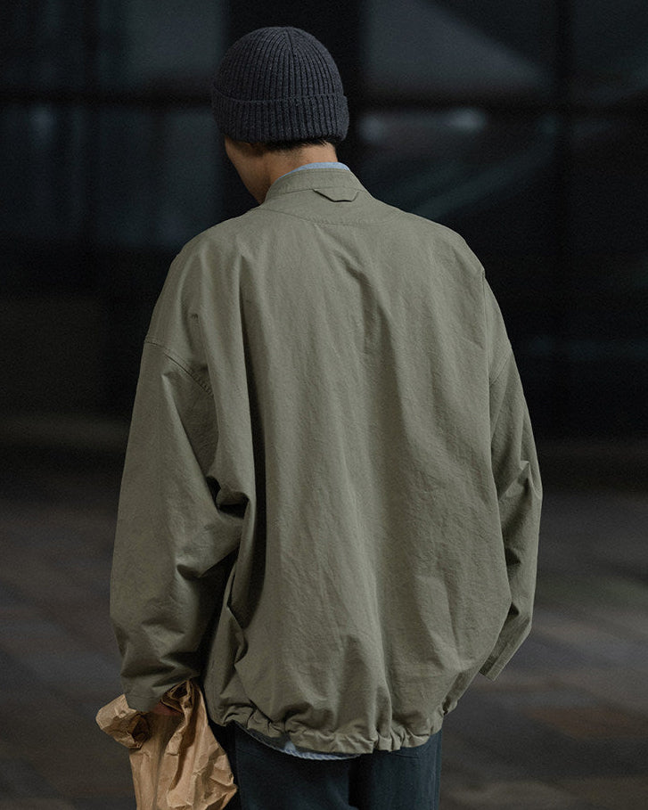 COTTON COLLARLESS JACKET W1599