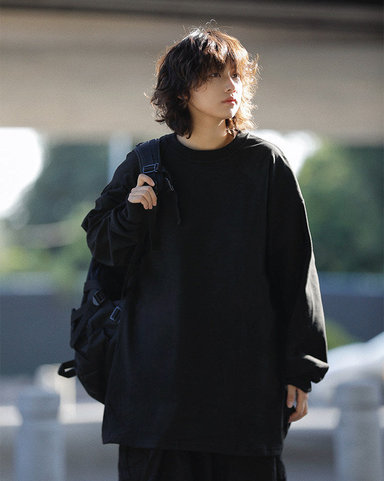 SOFT TOUCH OVERSIZED LONG TEE W1546