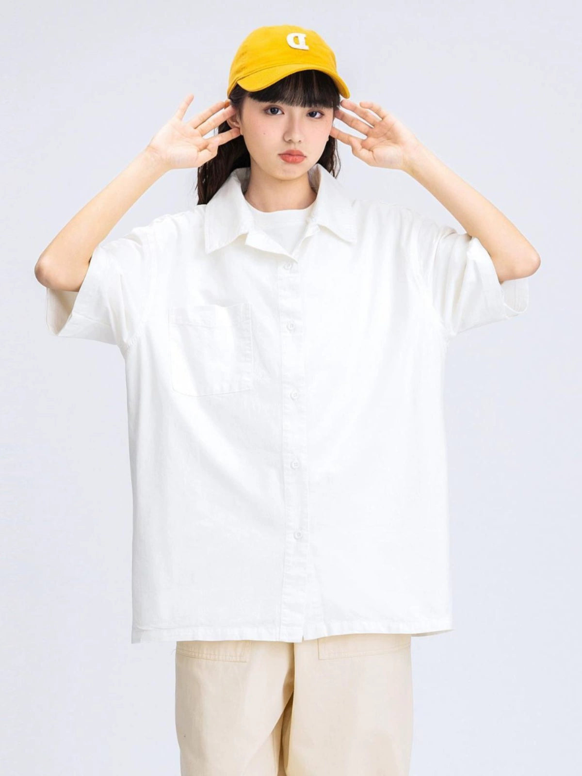 OVERSIZED CUBAN COLLAR SHIRT W1226