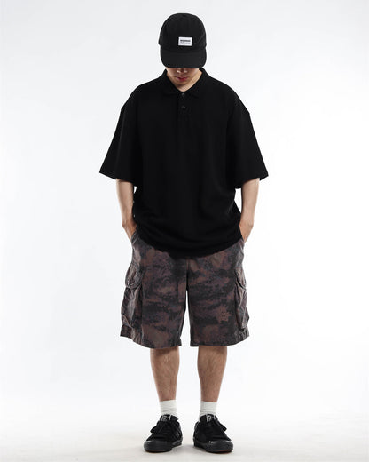HEAVYWEIGHT TEXTURED RELAX POLOSHIRTS W1464