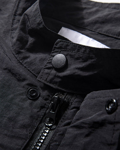 RIPSTOP STAND COLLAR JACKET W1589