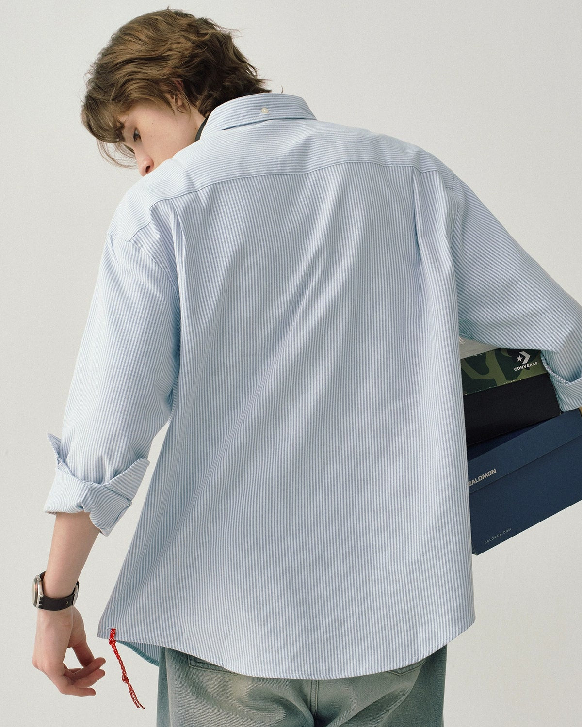 STRIPE BUTTON-DOWN SHIRTS W1477