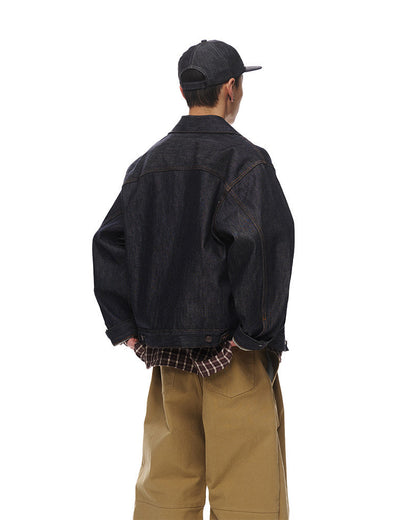 RAW INDIGO DENIM JACKET W1584