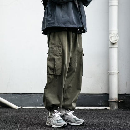 WASHED BALLOON CARGO PANTS W262