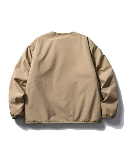 FLEECE LINED V-NECK JACKET W1575