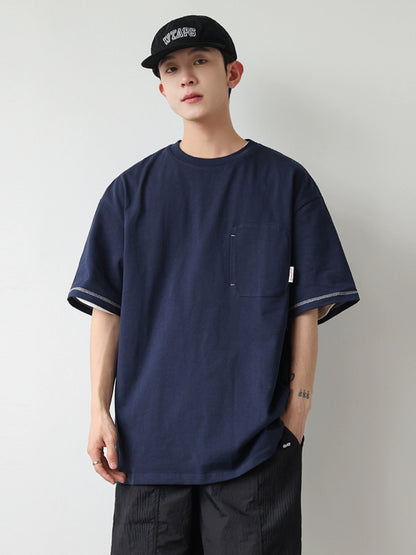 PATCH POCKET T-SHIRT W1236