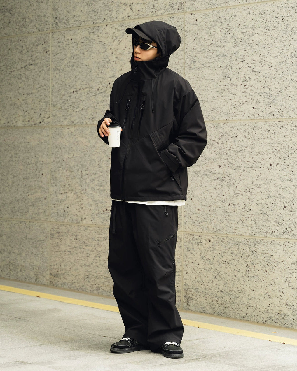 WATER REPELLENT TECH CARGO PANTS W1518