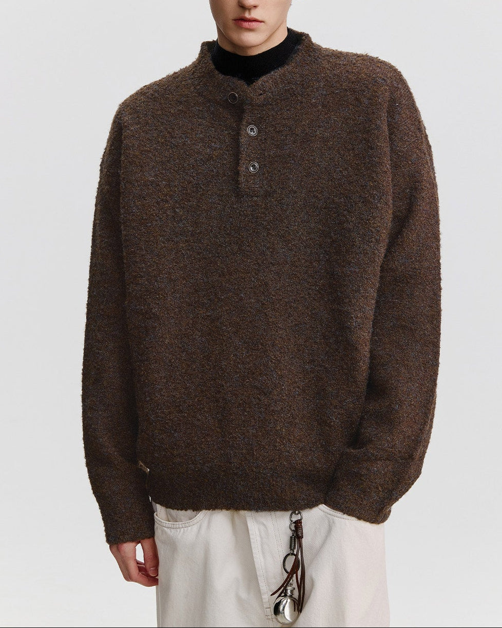 SOFT HENLEY KNIT W1548