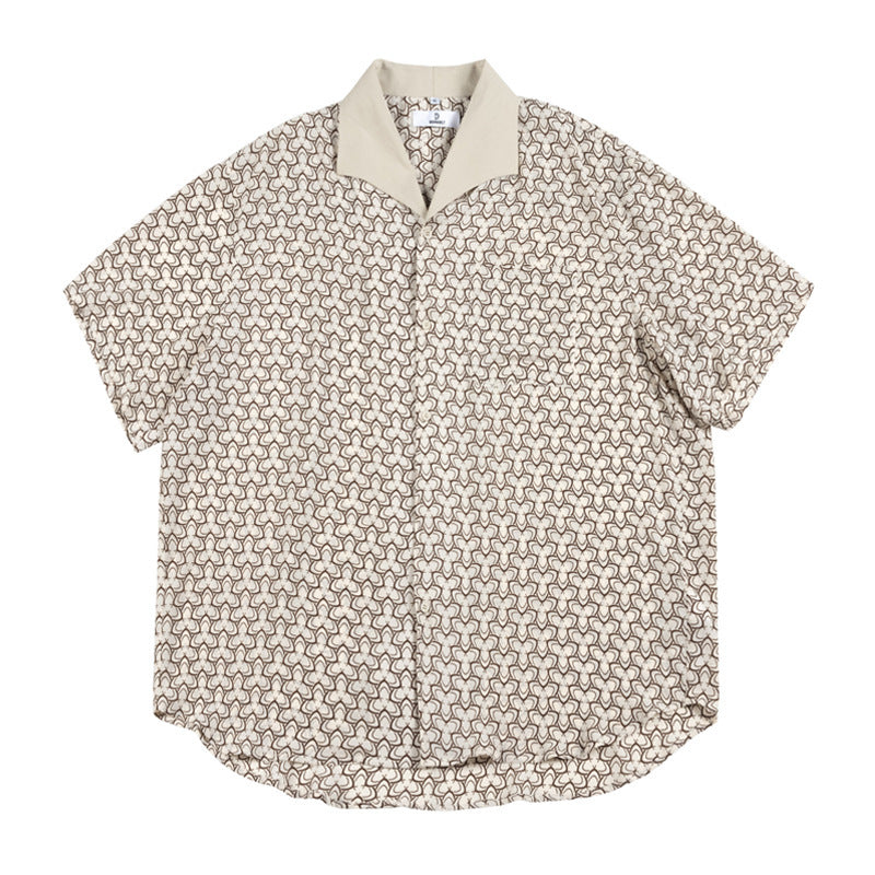 ALL-OVER PRINT SHORT SLEEVE SHIRT W1141