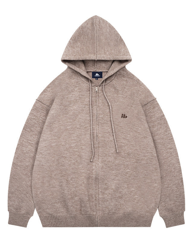 ZIP KNIT HOODIE W1536