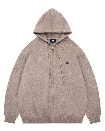 ZIP KNIT HOODIE W1536