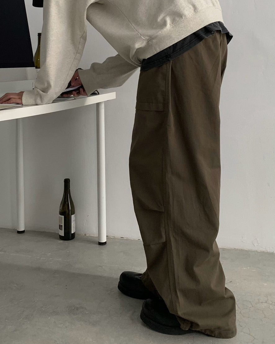WIDE UTILITY CARGO PANTS W1558