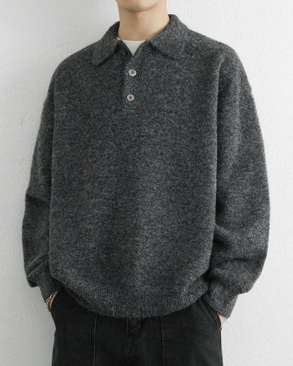 WOOL BLEND POLO NECK KNIT W1508