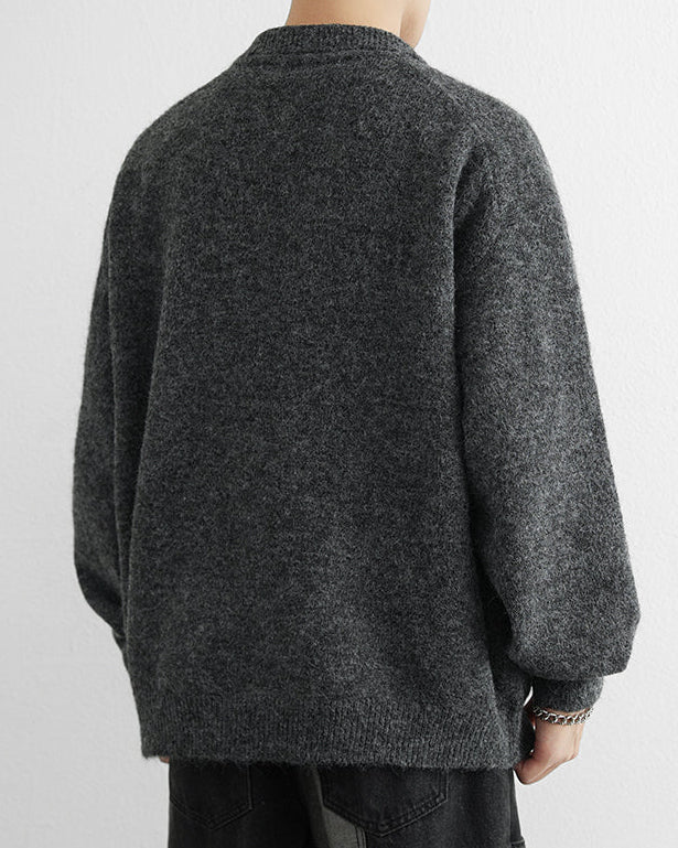 WOOL BLEND POLO NECK KNIT W1508