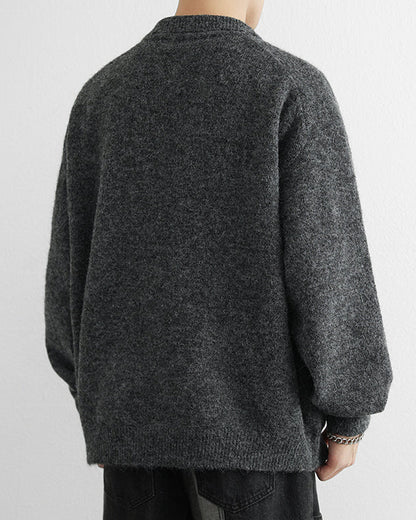 WOOL BLEND POLO NECK KNIT W1508
