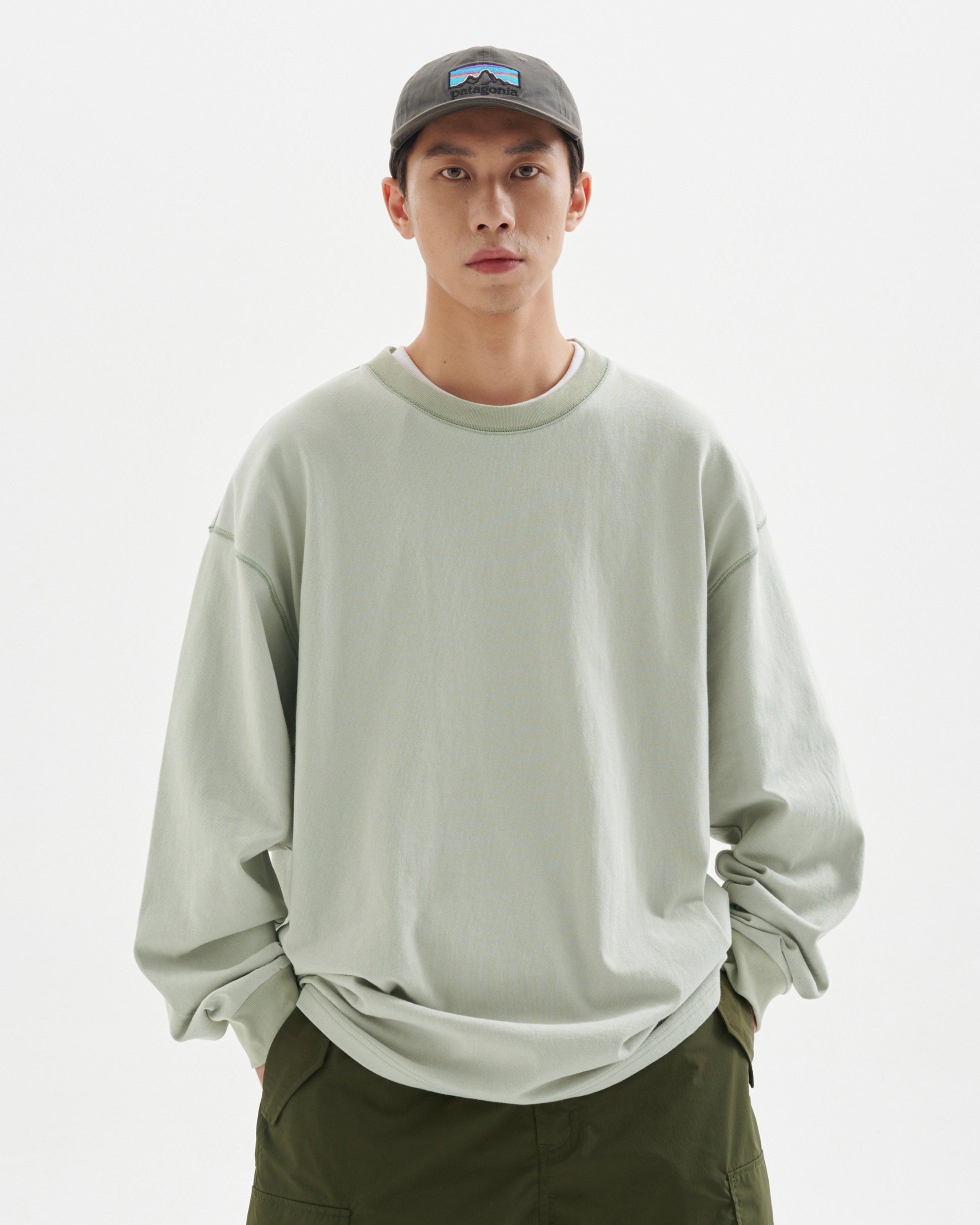 HEAVY COTTON LONG TEE W1545