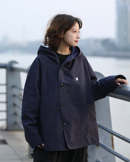 RETRO SIMPLE HOODIE W694