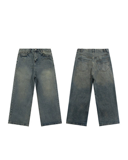 VINTAGE WIDE DENIM PANTS W1484