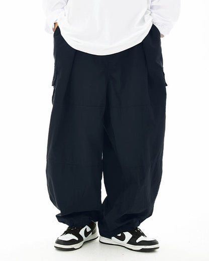 OVERSIZED WIDE CARGO PANTS W1476