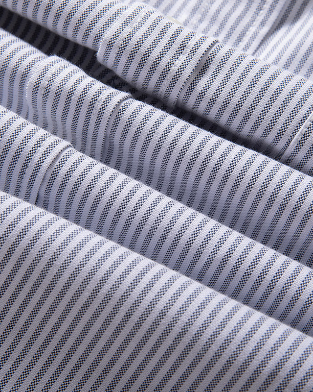 COTTON BLEND STRIPE SHIRTS W1619