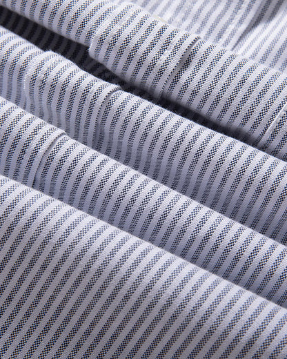 COTTON BLEND STRIPE SHIRTS W1619