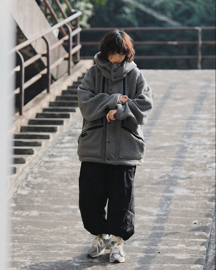 BOA FLEECE HOODED JACKET W1539