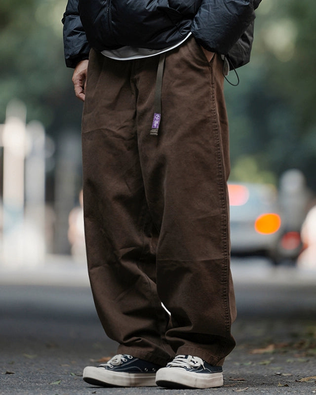 GARMENT DYED WIDE CHINO PANTS W1515