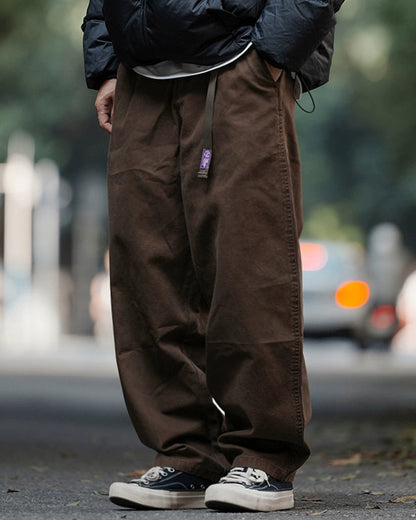 GARMENT DYED WIDE CHINO PANTS W1515