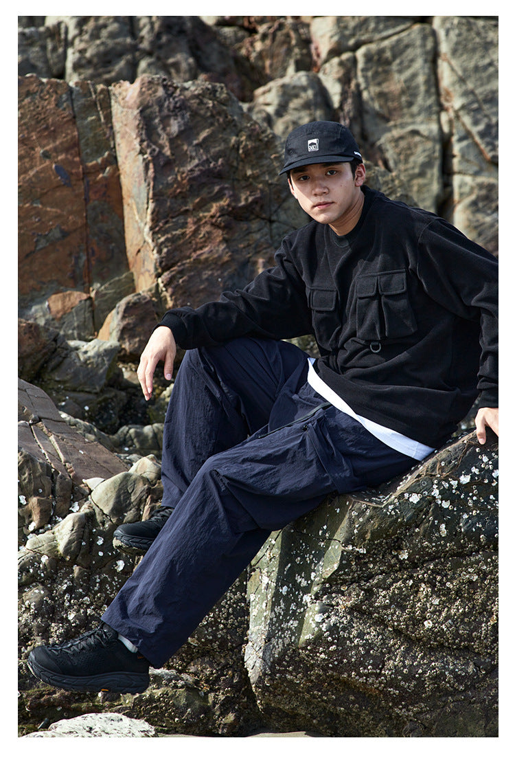 OVER POKET NYLON CARGO PANTS W248