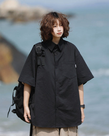 BASIC LOOSE SHIRTS W1753