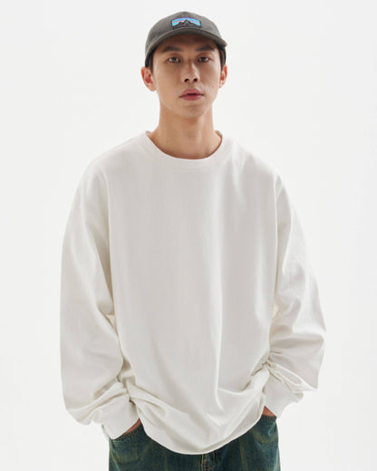 HEAVY COTTON LONG TEE W1545