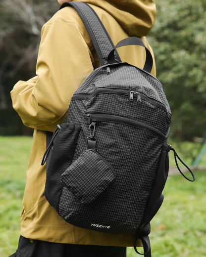 GRID NYLON BACKPACK W1617