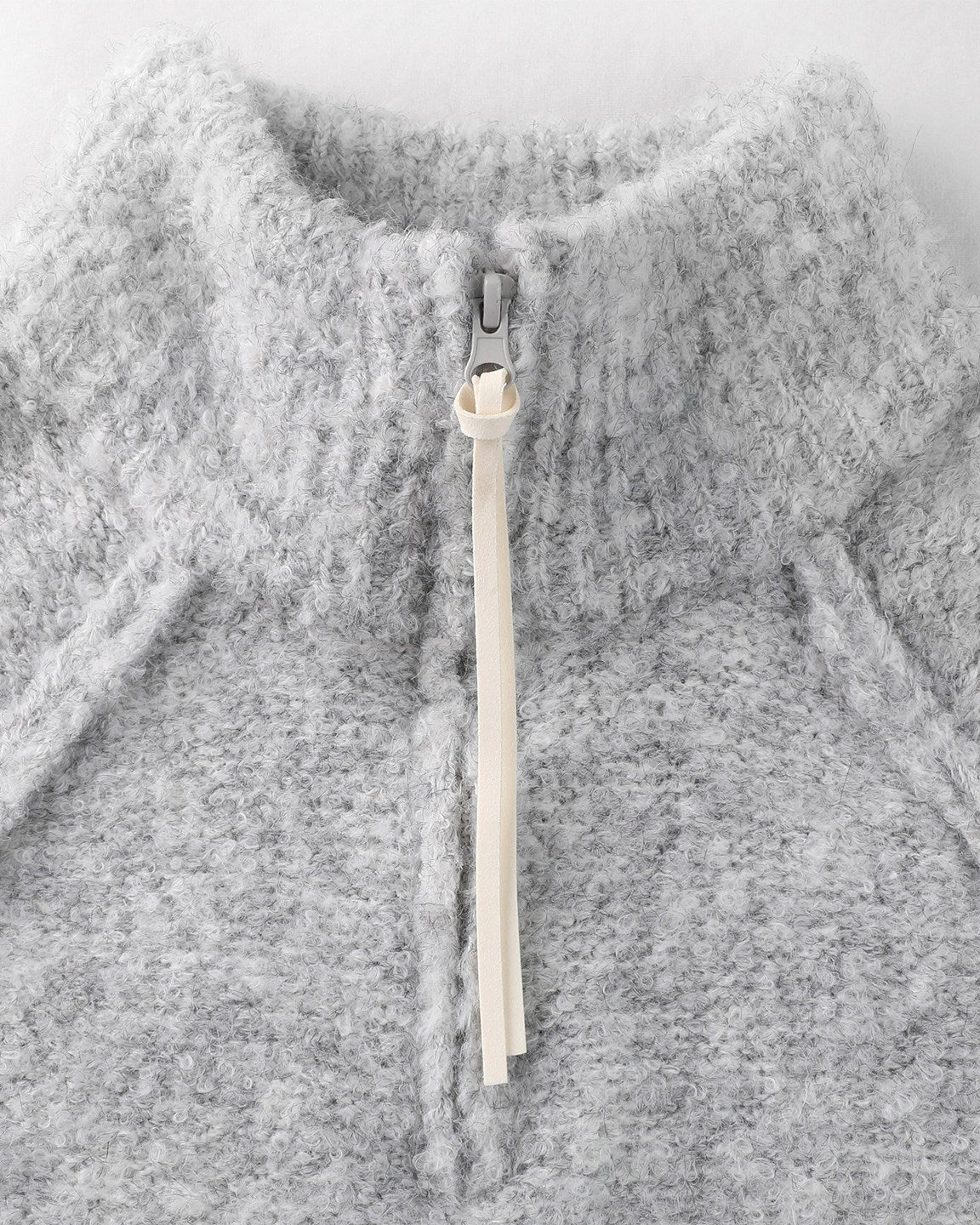 HALF ZIP HIGH NECK KNIT W1550